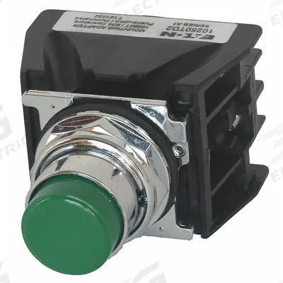 EATON Hazardous Location Push Button: 30 mm, Metallic, Extended Profile - Extended-Length Push Buttons