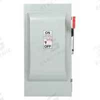 SIEMENS Safety Switch: Fusible, 200 A, Three Phase, 600V AC, Galvanized Steel, Indoor (MPN HF364J). Key specifications — Brand: SIEMENS.