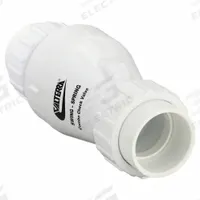 VALTERRA Check Valve: Swing, Inline Valve Body, 2 in Pipe Size, True Union Socket, PVC, Female, PVC (MPN 200-U20). Key specifications — Connection Type - Side 2: Union Socket; Connection Type - Side 1: Union Socket; Brand: VALTERRA.