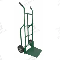 APPROVED VENDOR General Purpose Hand Truck: 800 lb, Dual-Handle Handle, Green, Steel, Flat-Free (MPN 9KCY5). Key specifications — Brand: APPROVED VENDOR; Color: Green.