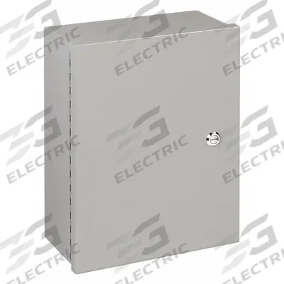 WIEGMANN Enclosure: Steel, 8 in x 6 in x 6 in, NEMA 1, Solid Cover, Hinged - Steel Indoor Enclosures with Hinged Covers