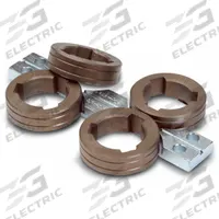 LINCOLN ELECTRIC Drive Roll Kit: 4-Roll, 1/16 in, V-Groove, 1/16 in (MPN KP1505-1/16S). Key specifications — For Wire Feeder Series: LF-74; For Wire Type: Solid; Brand: LINCOLN ELECTRIC; Manufacturer Part Number: KP1505-1/16S.