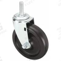 APPROVED VENDOR Stem Caster: Swivel, 5 in Wheel Dia., 1 in Wheel Wd, Polyolefin, 1 1/2 in Stem Lg (MPN 32J965). Key specifications — Brand: APPROVED VENDOR; Thread Size: 1/2"-13; Roll Up: Swivel.