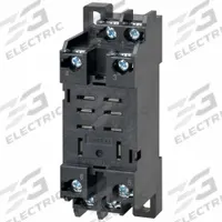 OMRON Relay Socket: 15 A Rating, DIN-Rail & Surface Socket Mounting, 8 Pins, D Socket (MPN PTFZ-08-E). Key specifications — Brand: OMRON.