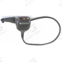 MOTOROLA Speaker Microphone: Fits Motorola, For XPR 6000 Series, 24 in Cord, Push To Talk, IP55 (MPN PMMN4048B). Key specifications — Compatible Radio Series: XPR 6000; Color: Black; Radio Connector Type: M7; Brand: MOTOROLA; Manufacturer Part Number: PMMN4048B; Push To Talk: Yes.