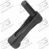 KIPP Crank Handle: Steel w/ Fold Away Plastic Grip, 3/8 in Bore Dia, 100 mm Handle Lg (MPN K0266.12CO). Key specifications — Brand: KIPP.