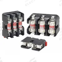 LITTELFUSE Fuse Block: Open Block Design, 3 Pole, 600 V AC, Box Lug, Non-Indicating (MPN LFT604003CS). Key specifications — Brand: LITTELFUSE.