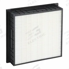 GRAINGER Minipleat Air Filter: 24 in x 24 in x 6 in, Synthetic, Plastic, Single Header, MERV 14 (MPN 33NR88). Key specifications — Brand: GRAINGER; Frame or Header Material: Plastic; Media Material: Synthetic.