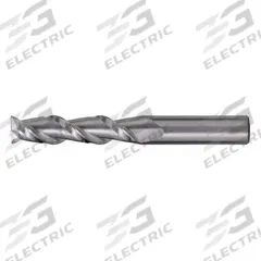 CLEVELAND Square End Mill: Carbide, 2 Flute, 3/8" Mill Dia, 1" LOC, 2-1/2" OAL (MPN C60489)