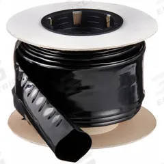 VINYLGUARD Heat Shrink Tubing: 0.75 in I.D. Before Shrinking, 0.38 in I.D. After Shrinking, 25 ft Lg (MPN 30-VG-0750B-G2). Key specifications — Color: Black; Brand: VINYLGUARD.