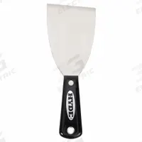 HYDE Scraper: Bld. Mat. Stainless Steel, Hdl. Mat. Nylon, Stiff, Straight Bld. Shape (MPN 01440). Key specifications — attr1004902: HYDE; attr1012057: Full; attr1014703: Plastic; attr1017570: Standard End; attr1029655: Straight; attr1034073: Bevel/ Offset.