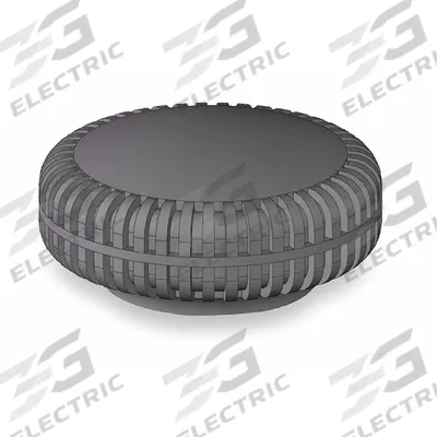 INNOVATIVE COMPONENTS Hand Knob: Knurled, Plastic w/ Steel Thread, 1/4"-20 Thread - Knurled Knobs with Threaded Hole