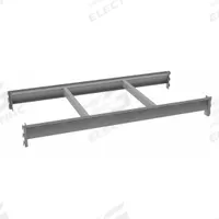 TENNSCO Bulk Storage Deck Level: 48 in x 24 in x 3 5/8 in, 14 ga Beams, 4,150 lb Load Capacity (MPN BPB-48-24). Key specifications — Frame Finish: Epoxy Coated; Frame Material: Steel; Color: Industrial Gray; Includes: (2) 24 in Cross Bars; Brand: TENNSCO.