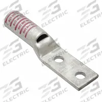 Compression Lug: For 500 kcmil/535 kcmil/550 kcmil, Stranded Wire, 1/2 in Stud Size, Long (MPN YAZ382NNTFX). Key specifications — Inspection Hole: Yes; For Wire Type: Stranded; For Wire Sizes: 550 kcmil; Brand: BURNDY; Manufacturer Part Number: YAZ382NNTFX.