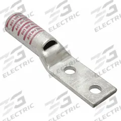 Compression Lug: For 500 kcmil/535 kcmil/550 kcmil, Stranded Wire, 1/2 in Stud Size, Long (MPN YAZ382NNTFX). Key specifications — Inspection Hole: Yes; For Wire Type: Stranded; For Wire Sizes: 550 kcmil; Brand: BURNDY; Manufacturer Part Number: YAZ382NNTFX.
