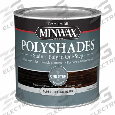 MINWAX Wood Stain: Wood Stain and Sealer, Interior, Oil, 0.5 pt Container Size - Combination Wood Stain & Sealers