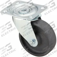 APPROVED VENDOR Plate Caster: Corrosion-Resistant, Swivel, 4 in Wheel Dia, 1 3/16 in Wheel Wd, Plain (MPN LI-POHI 100G). Key specifications — Wheel/Tread Color: Gray; Brand: APPROVED VENDOR; Roll Up: Swivel.