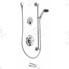 MOEN Tub and Shower Trim Kit: Commercial, 2.5 gpm Handheld Showerhead Flow Rate, Chrome, NPT (MPN 8341). Key specifications — Connection Type: NPT; Series: Commercial; Showerhead Spray Patterns: Single.