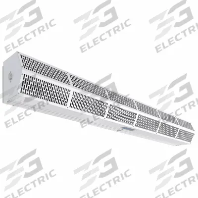 BERNER Unhtd 8.5"H 73"W 8.5"D Alum Air Curtain: Ambient Air, Low Profile, For 6 ft Opening Wd - Ambient Sanitation-Certified Air Curtains