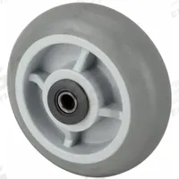 APPROVED VENDOR Caster Wheel: 6 in Wheel Dia., 2 in Wheel Wd, Rubber, 450 lb Load Rating, Gray (MPN 26Y431). Key specifications — Wheel Core Material: Polypropylene; Wheel/Tread Color: Gray; Brand: APPROVED VENDOR.