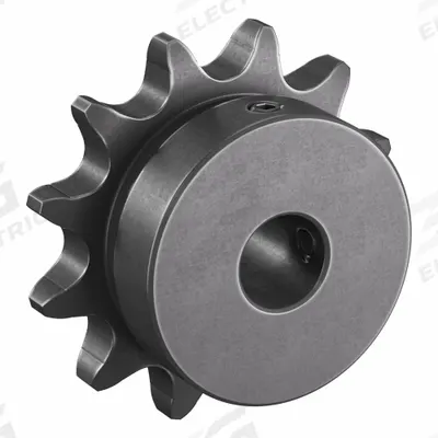 TRITAN Roller Chain Sprocket: 41, For 1/2 in Chain Pitch, 1/2 in Bore Dia, 12 Teeth - Size 41 Fixed-Bore Roller Chain Sprockets