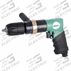 SPEEDAIRE Air-Powered Drill: 1/2 in Chuck, Medium Duty, 400 RPM, 0.5 hp, Keyless, Reversible (MPN 21AA74). Key specifications — attr1320790: SPEEDAIRE.