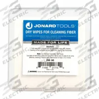JONARD TOOLS Dry Wipe: DW-90. Key specifications — attr424275: DW-90; attr511318: Lint-Free; attr511372: Fiber Optic Dry Wipe; attr511392: Polyester; attr424278: JONARD TOOLS.