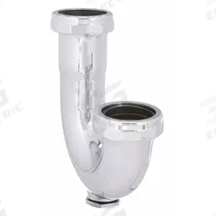 APPROVED VENDOR Bend: Brass, Chrome-Plated, Silver, 1 1/2 in Nominal Pipe Size, 5 3/4 in Overall Lg (MPN 1PNK7). Key specifications — Finish: Chrome-Plated; Includes: Slip Nut and Washer; Includes Cleanout: Yes; Brand: APPROVED VENDOR.