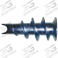 APPROVED VENDOR Wall Anchor: 1/2 in Dia, 1 5/16 in Overall Lg, #8 Thread Size, Zamac Alloy, 100 PK (MPN U30532.000.0001). Key specifications — Compatible Material: Drywall; Includes Screw: No; System of Measurement: Inch; Color: Blue; Brand: APPROVED VENDOR; Finish Type: Zinc Plated.