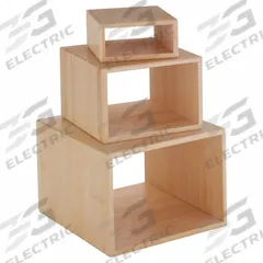 AMERICAN METALCRAFT Riser Set: Bamboo, Bamboo, 3 Pieces, 5 in_7 in_9 in Overall Wd (MPN BAMRN1). Key specifications — Brand: AMERICAN METALCRAFT; Color: Bamboo; Product Type: Riser; Material: Bamboo.