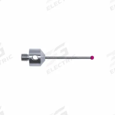 INSIZE M5 Stylus: CMM Straight Stylus, Ball, Straight, 0.118 in Ruby Ball Tip - Straight CMM Styli