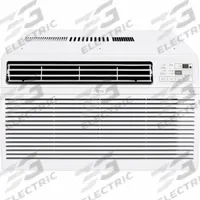 LG Window Air Conditioner: 450 sq ft – 550 sq ft, 12,000 BtuH, 115V AC, 5-15P, Cooling Only, Fixed (MPN LW1217ERSM1). Key specifications — Brand: LG; Combined Energy Efficiency Ratio (CEER) Rating: 11.4; Voltage: 115V AC; NEMA Plug Configuration: 5-15P; Special Features_Broad: Wi-Fi.