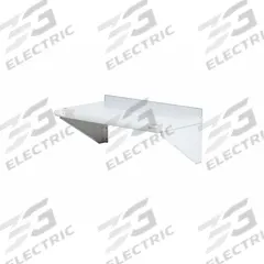 APPROVED VENDOR Wall Shelf: 24 in x 16 in x 12 in, 24 in x 16 in, 100 lb Load Capacity, Satin (MPN 2HGA9). Key specifications — Material: Stainless Steel; Finish: Satin; Brand: APPROVED VENDOR.