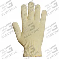 SUPERIOR GLOVE Knit Gloves: L ( 9 ), Glove Hand Protection, Uncoated, ANSI Abrasion Level 2, 1 PR (MPN SPGRK/A-L). Key specifications — Knit Material Color: Yellow; Brand: SUPERIOR GLOVE.