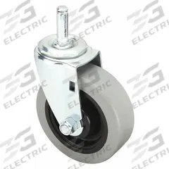 APPROVED VENDOR Stem Caster: Swivel, No Brake, 4 in Wheel Dia., 1 1/4 in Wheel Wd, Polyurethane, Std (MPN 32J848). Key specifications — attr1111099: APPROVED VENDOR; attr1111095: Gray; attr1176855: Swivel.