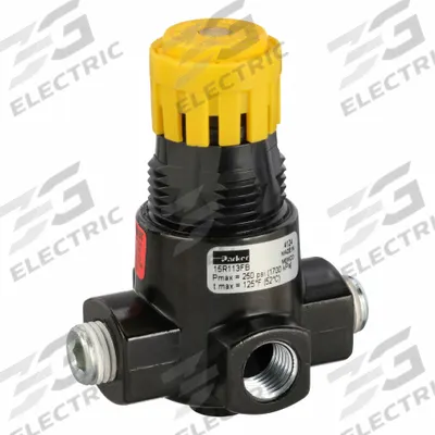 Parker Regulator: Zinc, 1/4 in NPT, 1 psig to 125 psig, 300 psig Max Op Pressure - Parker FRL Air Regulators