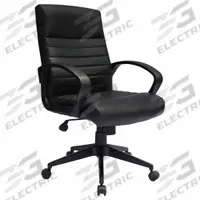 BOSS Office Chair: Black, Vinyl Material, 25 in Back Ht, 19 in Seat Wd, 18 1/2 in Seat Dp (MPN B426-BK). Key specifications — attr982877: Black; attr982913: Yes; attr982865: Black; attr982870: BOSS; attr982901: Black.