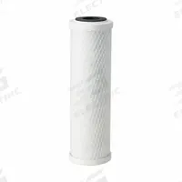 EVERPURE Water Filter Cartridge: 0.5 micron, 2 gpm, 9 3/4 in Overall Ht, 10,000 gal, Carbon (MPN EV910853). Key specifications — Brand: EVERPURE; Reduces: Dirt; Filter Media: Carbon.