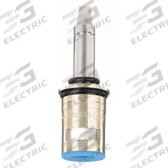 CHICAGO FAUCETS Cartridge: Use with Hot/Cold Water, Brass, Ceramic Disc, (12) Cartridges, 12 PK (MPN 377-XKRHBL12JKABNF). Key specifications — For Water Temperature: Hot/Cold; Compatible Brand: Chicago Faucets; Product Type: Cartridge; Includes: (12) Cartridges; Material: Brass.