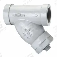 KECKLEY Y Strainer: 2 in, Socket, Perforated, 0.0625 in Screen Size, Carbon Steel, 7 in Ht, 7 in Lg (MPN 25SWY-CS045P34-GTI-SB7). Key specifications — Brand: KECKLEY; Seal Material: 304 Stainless Steel; Manufacturer Part Number: 25SWY-CS045P34-GTI-SB7; Screen Material: 304 Stainless Steel.