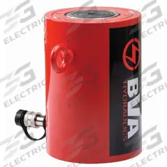 BVA HYDRAULICS Hydraulic Ram: Single Acting, 200 ton Nominal Capacity, 8 in Nominal Stroke Lg, Steel (MPN HG20008). Key specifications — attr98927: BVA HYDRAULICS.