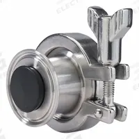 VNE Air Blow Check Valve: Poppet, Inline Valve Body, 1 1/2 in Pipe Size, For Fluids Media, Clamp (MPN EG62C-6L1.5-.5). Key specifications — Average Surface Roughness (Ra): 32 micron-in; Brand: VNE; 3-A Compliance: Meets 3A Sanitary Standards.