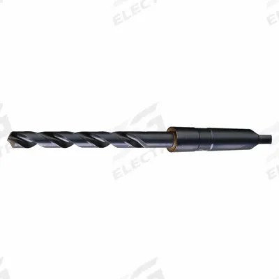 CLE-LINE Taper Shank Drill Bit: 20.5 mm, 118° Point, Black Oxide HSS - High-Speed Steel Taper-Shank Drill Bits