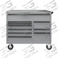 KENNEDY Roller Cabinet: Gray / Gray Drawer, 48 1/2 in W x 20 in D x 43 1/4 in H, 10 Drawers (MPN 4910MPGY). Key specifications — Brand: KENNEDY.