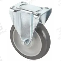 APPROVED VENDOR Plate Caster: Rigid, Polyurethane, 4 in Wheel Dia, 1 1/4 in Wheel Wd, Light Duty (MPN 2G049). Key specifications — Wheel/Tread Color: Gray; Brand: APPROVED VENDOR; Roll Up: Rigid.