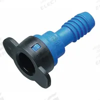 HYDRORAIN Adapter: 1/2" BLR x 3/4", ABS Plastic, 80 psi Max Working Pressure, 2.25 in Wd, 0.38 in Ht (MPN 37900). Key specifications — Connection: 1/2" BLR x 3/4"; Material: ABS Plastic; Product Type: Swing Pipe Adapter.
