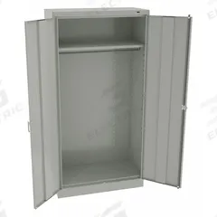 TENNSCO Storage Cabinet: 36 in x 18 in x 72 in, 1 Adj Shelf, Swing Handle & Keyed, Frame, Light Gray (MPN 7114DHLG). Key specifications — attr66548: TENNSCO; attr88067: Frame; attr88068: Light Gray; attr88069: Assembled.
