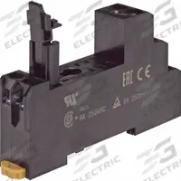 OMRON Relay Socket: 5 A Rating, DIN-Rail & Surface Socket Mounting, 8 Pins, J Socket (MPN P2RFZ-08-E). Key specifications — Brand: OMRON.