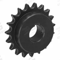 TSUBAKI Single Strand Sprocket: 60, For 3/4 in Chain Pitch, 1 7/16 in Bore Dia, 19 Teeth, Steel (MPN 60B19F-1G). Key specifications — Brand: TSUBAKI.