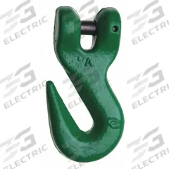 CAMPBELL Grab Hook: 8,800 lb Working Load Limit, 100 Hook Grade, Alloy Steel, 1/2 in Hook Opening Wd (MPN 5724615). Key specifications — attr984695: Green; attr984692: CAMPBELL; attr1028223: None.